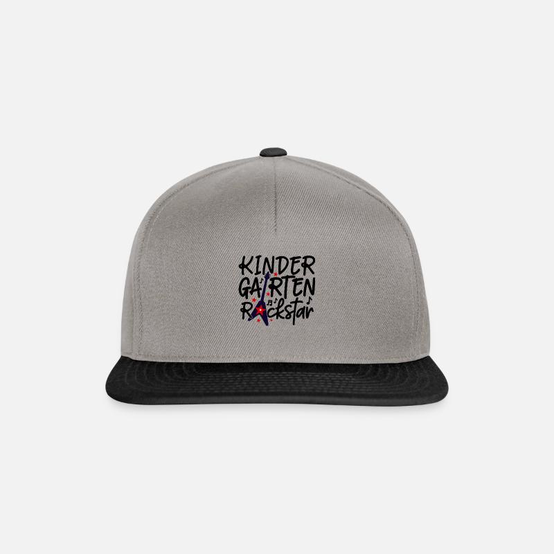 Kindergarten - Snapback Cap - Graphit/Schwarz