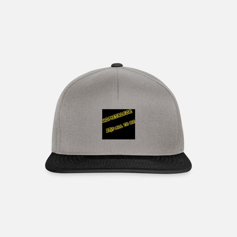 Homesaleor - Snapback Cap - graphite/black