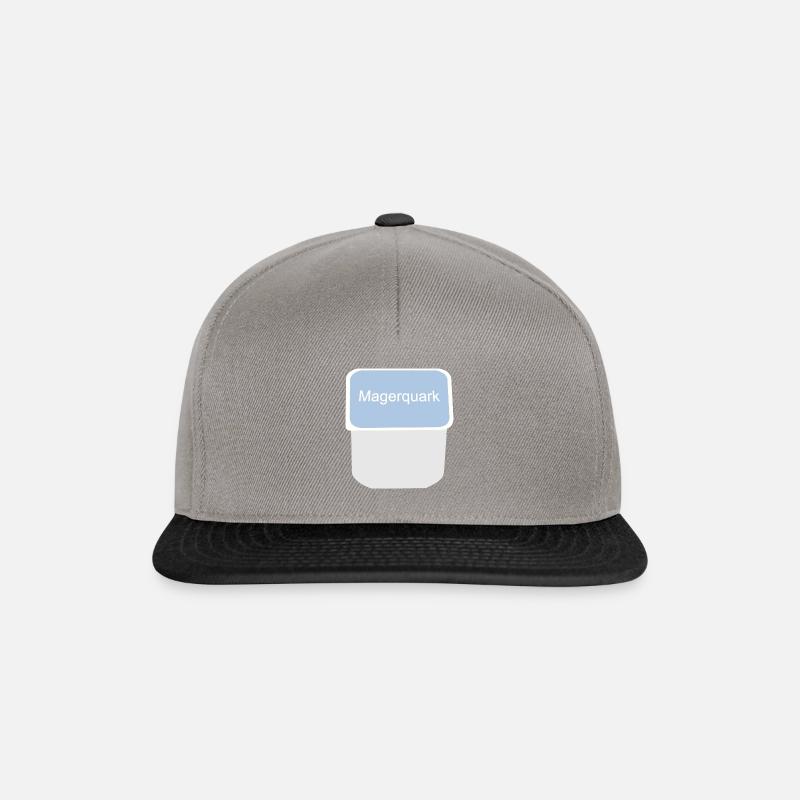 Magerquark - Snapback Cap - Graphit/Schwarz