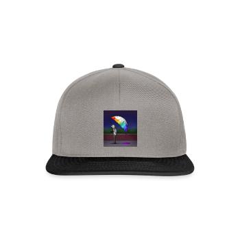 Personne triste - Casquette snapback - gris graphite/noir - Devant