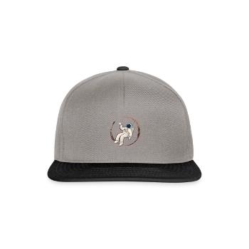 Coffee mission in space - Snapback Cap - graphite/black - Front