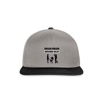 BBQ - Snapback Cap - Graphit/Schwarz - Vorne