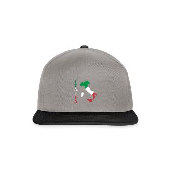Italia - Casquette snapback - gris graphite/noir - Devant