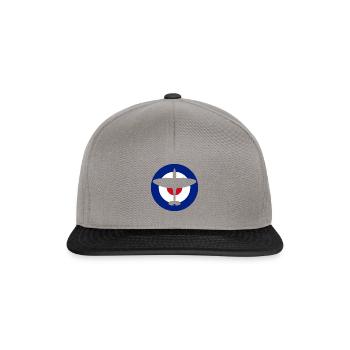 Cocarde à découper Spitfire - Casquette snapback - gris graphite/noir - Devant