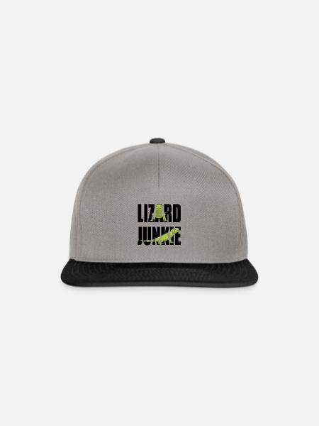 Lizard Junkie - Snapback Cap - Graphit/Schwarz