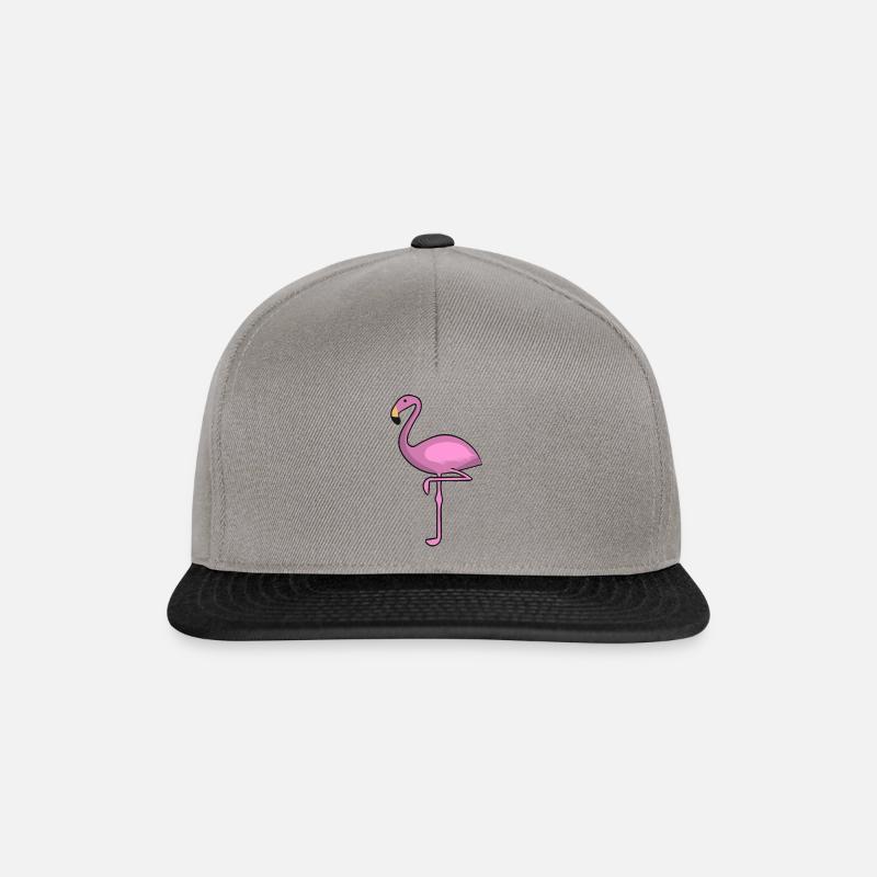 flamingo - Snapback Cap - Graphit/Schwarz