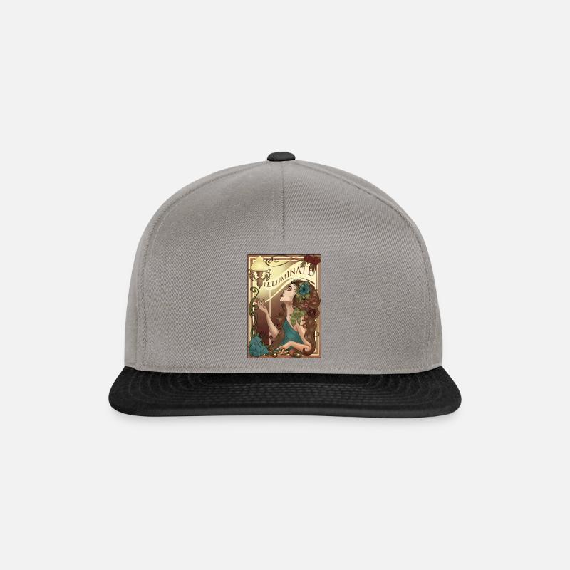 Jugendstil - Snapback Cap - Graphit/Schwarz