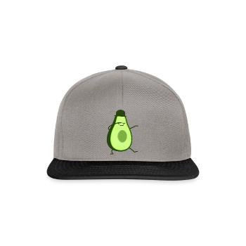 Avocat Dabbing (b) - Casquette snapback - gris graphite/noir - Devant