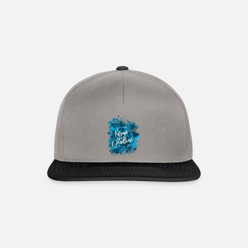 Karma Deadline - Snapback Cap - Graphit/Schwarz