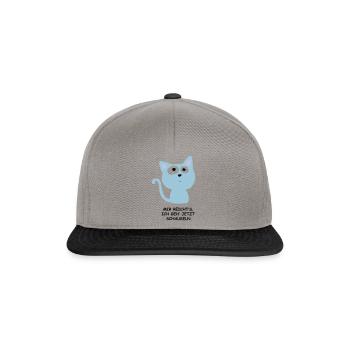 Swing Cat - Snapback Cap - graphite/black - Front