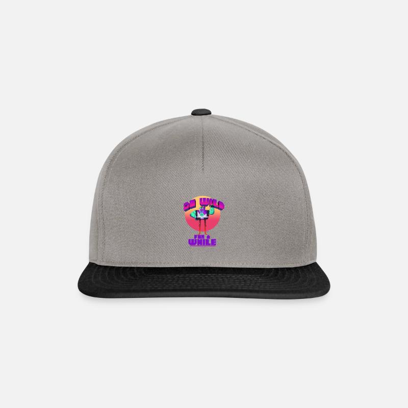 go wild - Snapback Cap - graphite/black