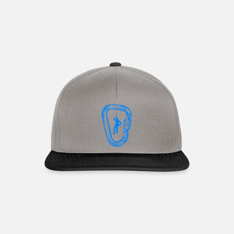 Bergsteiger - Snapback Cap - Graphit/Schwarz