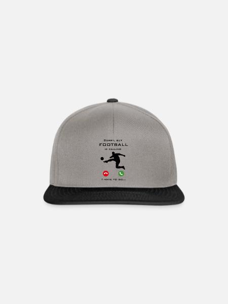 Football is calling - Snapback Cap - Graphit/Schwarz
