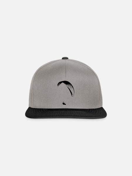 Paraglider - Casquette snapback - gris graphite/noir