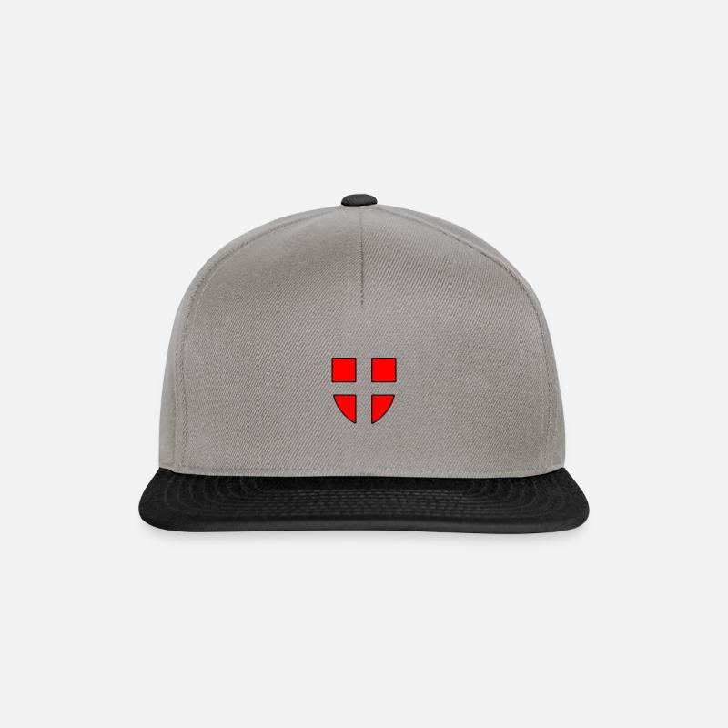 HAUTE SAVOIE SINGLE LOGO - Snapback Cap - graphite/black
