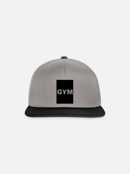 Gym - Snapback Cap - Graphit/Schwarz