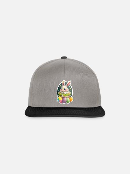 Osterhase - Snapback Cap - Graphit/Schwarz