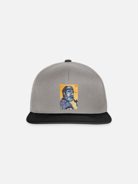 Fisherman - Snapback Cap - Graphit/Schwarz