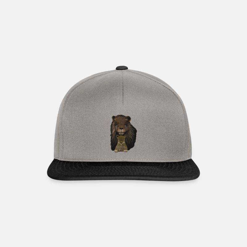 Löwen - Snapback Cap - Graphit/Schwarz