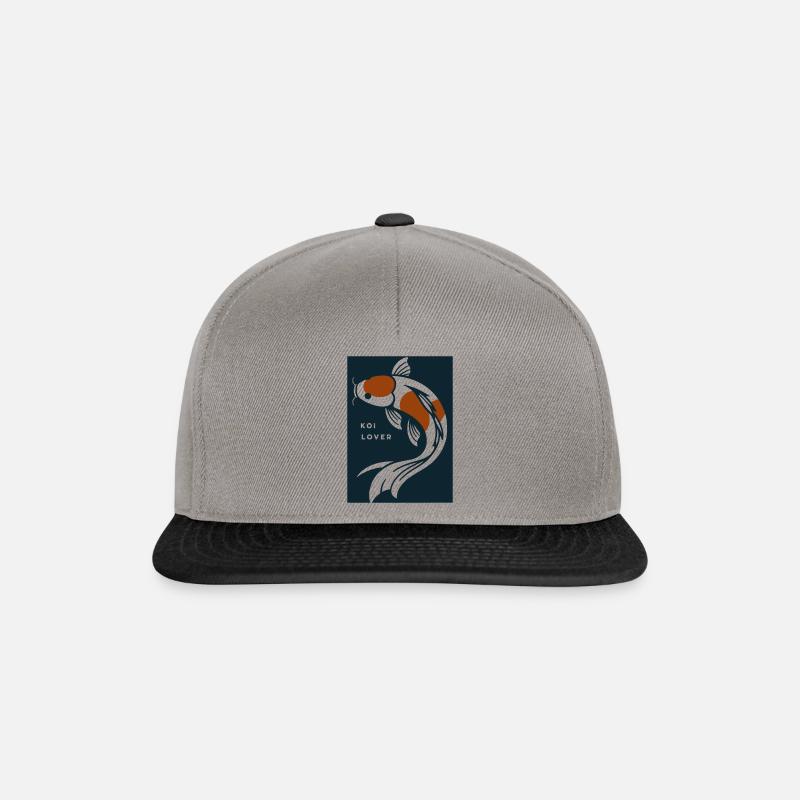 Koi Lover - Snapback Cap - Graphit/Schwarz
