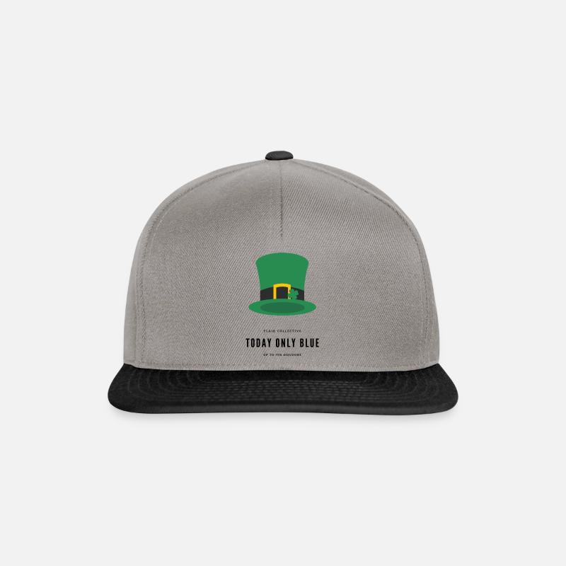 Fête de la Saint-Patrick - Casquette snapback - gris graphite/noir