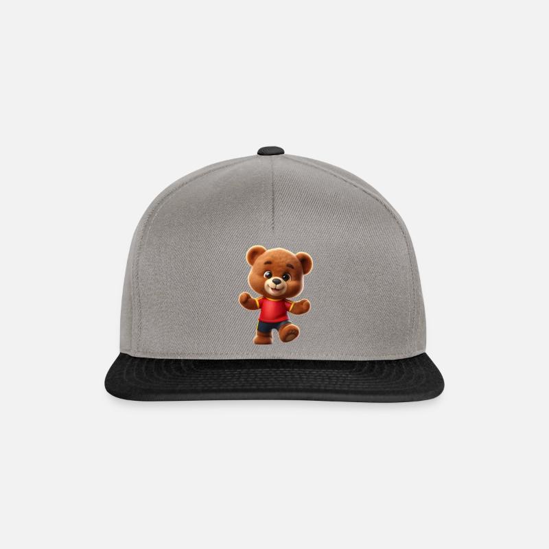 Teddy Tom feiert Spanien - Snapback Cap - Graphit/Schwarz