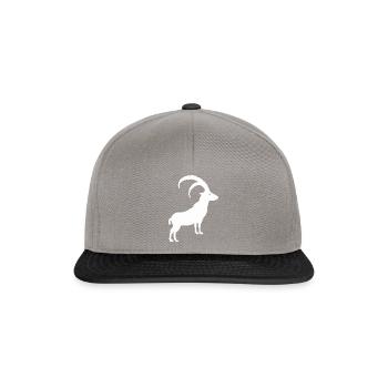 capricorn Print, Capricorn, Allgäu Mountains - Snapback Cap - graphite/black - Front