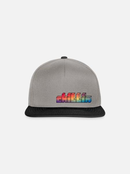 colourful chillin - Snapback Cap - Graphit/Schwarz