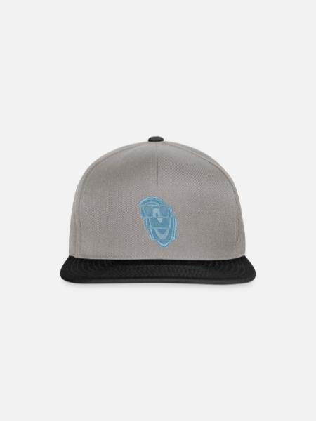 smile - Snapback Cap - Graphit/Schwarz