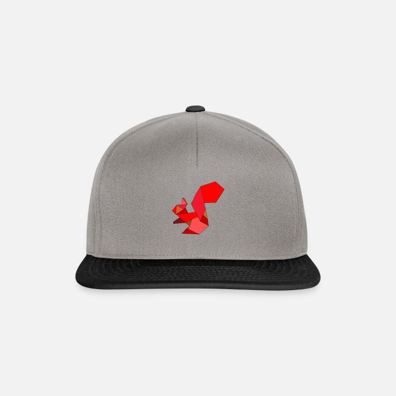 Squirrel - squirrel - Snapback Cap - graphite/black