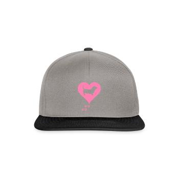 dachshund - Snapback Cap - graphite/black - Front
