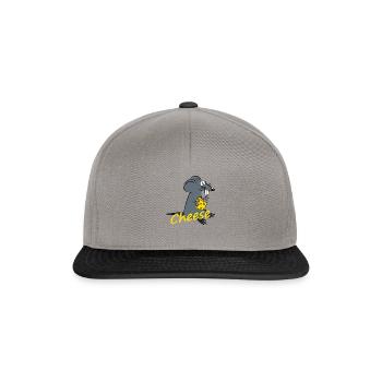 fromage - Casquette snapback - gris graphite/noir - Devant