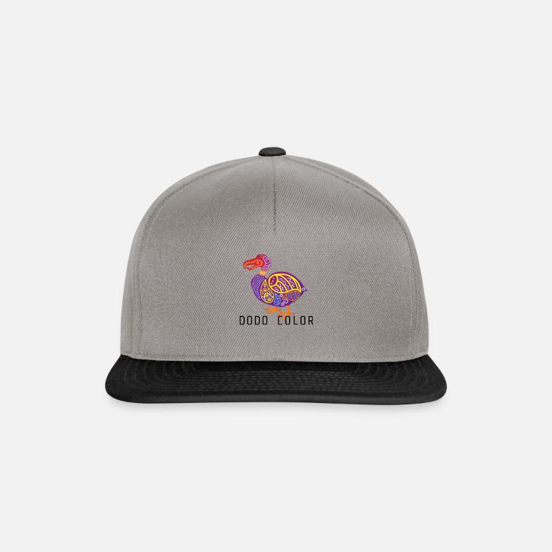 DODO COLOR - Snapback Cap - graphite/black