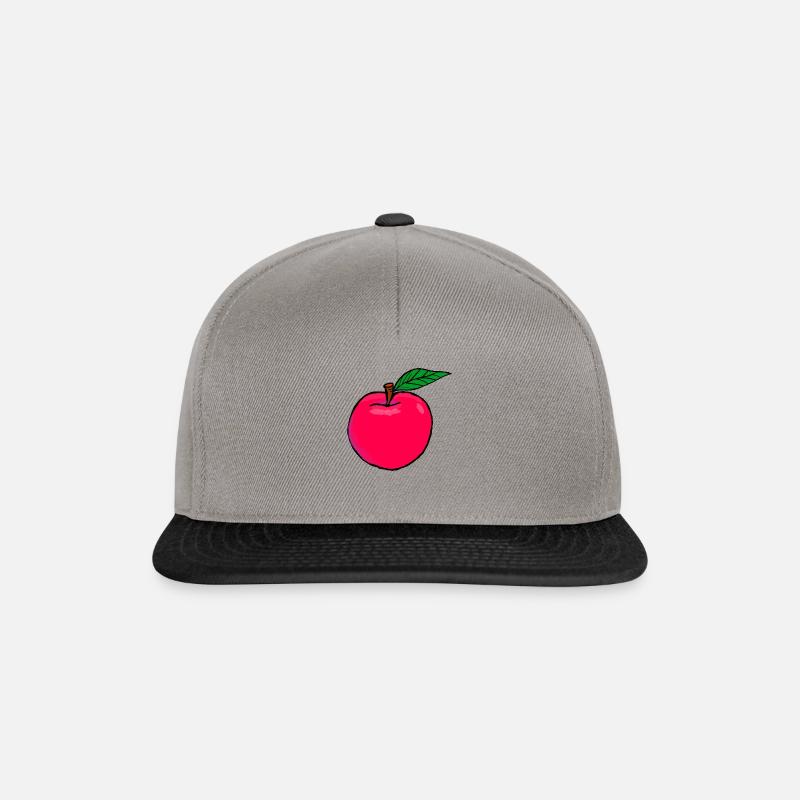 Apple - Snapback Cap - graphite/black