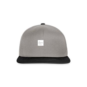 Dad - Superhero simple Design - Snapback Cap - Graphit/Schwarz - Vorne