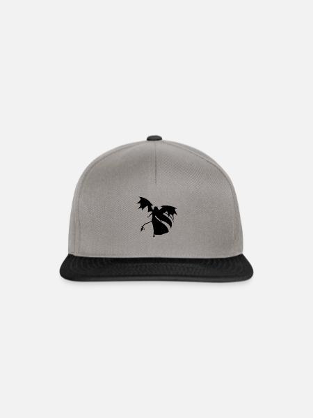 Tanzende Dämonin - Snapback Cap - Graphit/Schwarz
