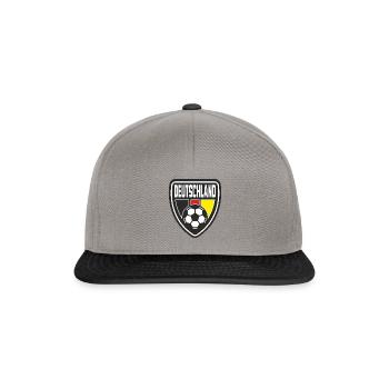 deutschland - Snapback Cap - Graphit/Schwarz - Vorne