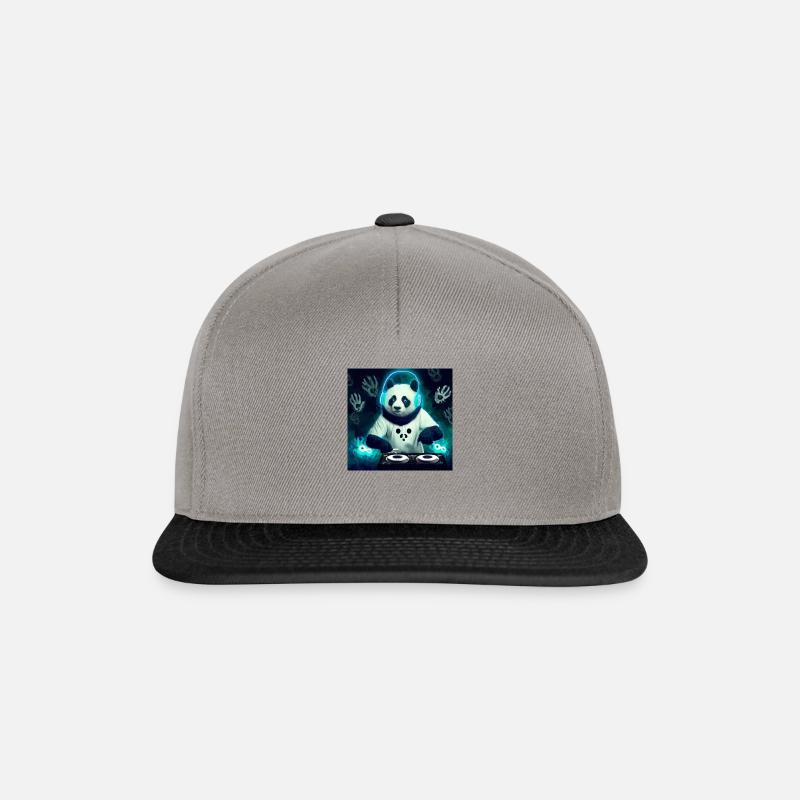 Panda hunted by ghosts - Snapback Cap - Graphit/Schwarz