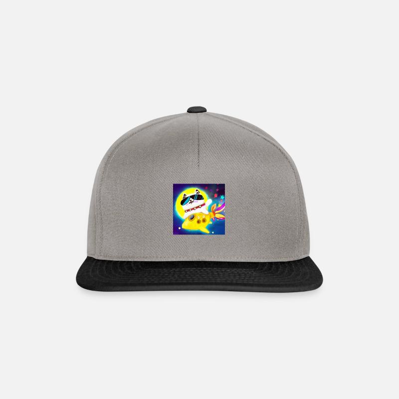 Mr. Snuggles - Snapback Cap - Graphit/Schwarz