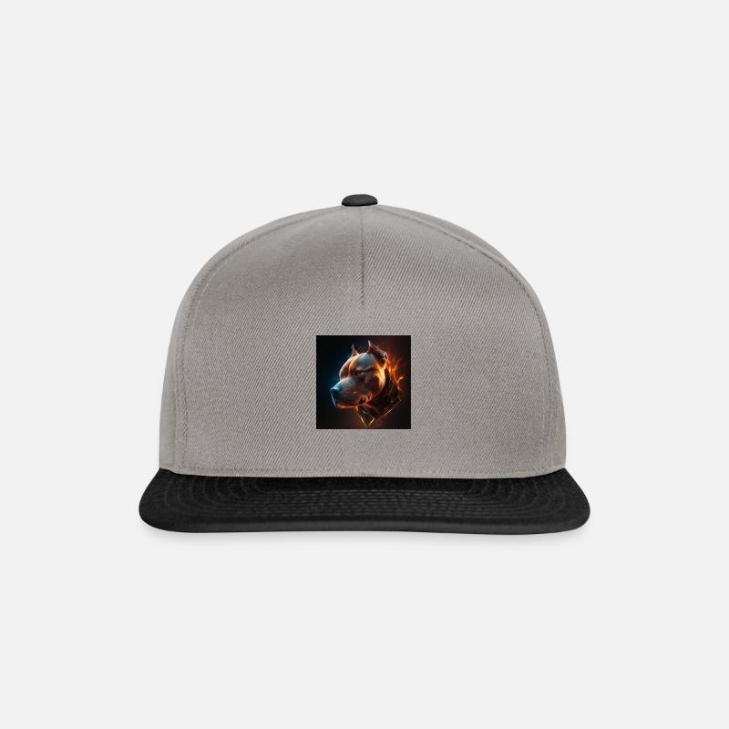 Pitbull Kollektion #03 - Snapback Cap - Graphit/Schwarz