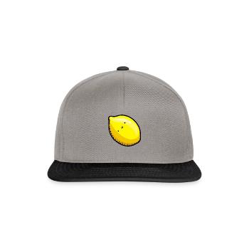 lemon - Snapback Cap - graphite/black - Front