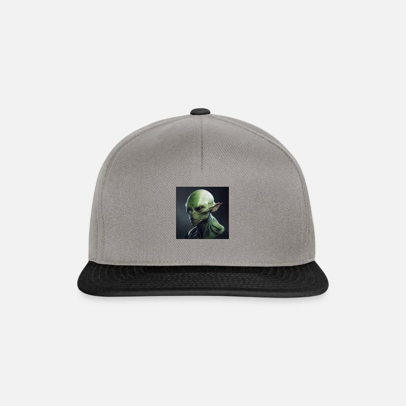 Alien - Snapback Cap - Graphit/Schwarz