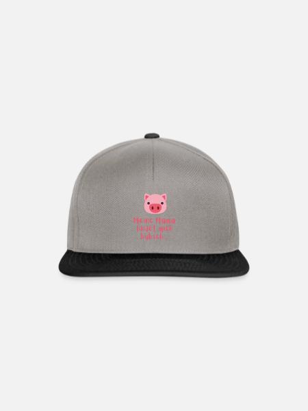 Meine Mama - Snapback Cap - Graphit/Schwarz
