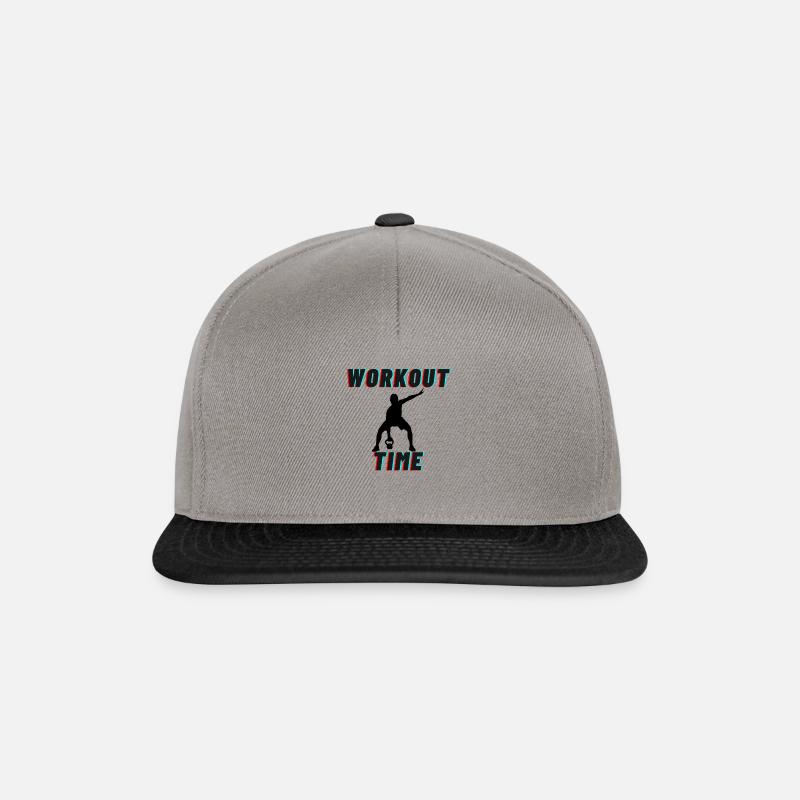 TEMPS D’ENTRAÎNEMENT - Casquette snapback - gris graphite/noir