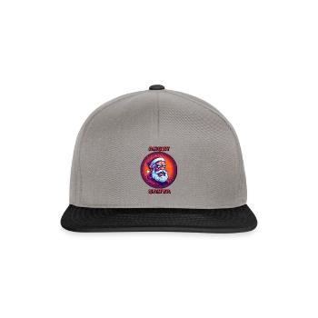 Angry Santa - Snapback Cap - Graphit/Schwarz - Vorne