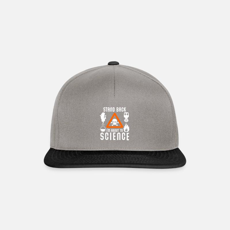 Chemist science physics saying - Snapback Cap - graphite/black