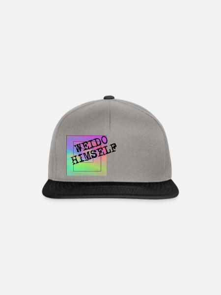 Weirdo himself - Snapback Cap - Graphit/Schwarz