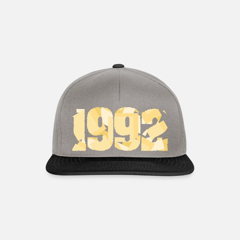 1992 - Snapback Cap - Graphit/Schwarz