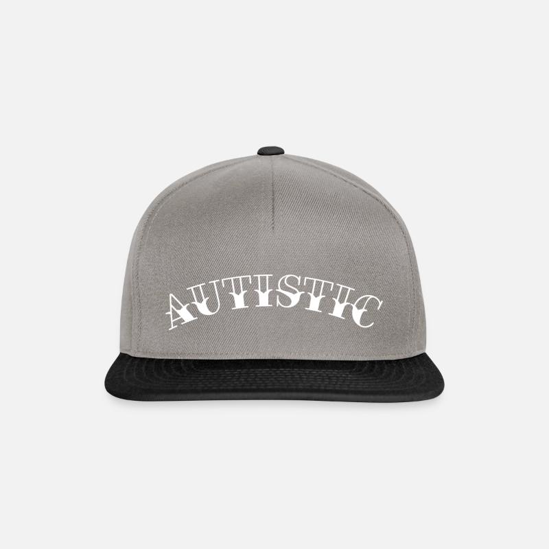I'm Autistic - Snapback Cap - graphite/black