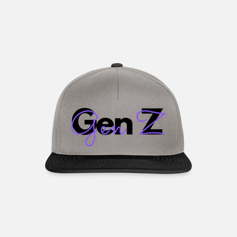 Gen Z - Snapback Cap - Graphit/Schwarz
